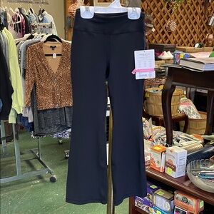 Athleta Black High Rise Flare Pants